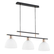 Lampada a sospensione moderna nero-oro 3xE27 Sonata Alfa