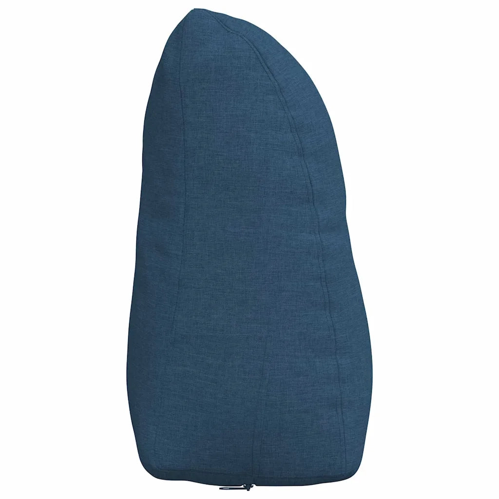 Cuscino per Schiena Blu 45 x 24 x 50 cm Tessuto 42014362