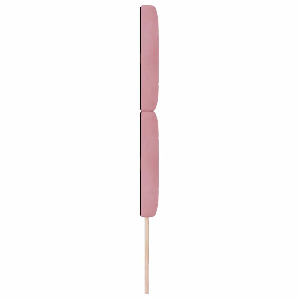Testiera in Velluto Argille con testiera Rosa 80 cm Velluto 3337745