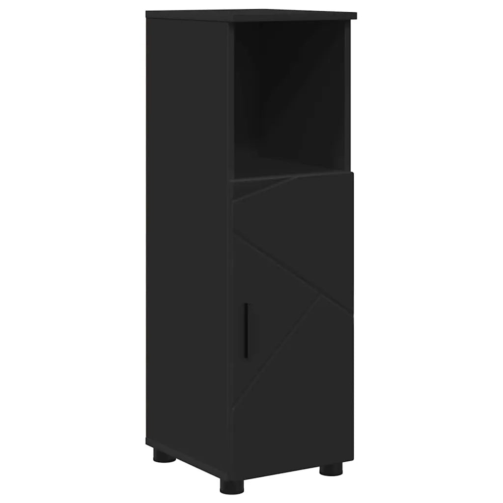 Mobile da Bagno con archiviazione Nero 30 x 35 x 95 cm 883315