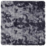 Tappeto del soggiorno | Tappeto Shaggy a Pelo Lungo NAVARRA Grigio Scuro 120x120 cm
