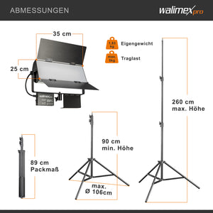 LED Sirius 160 Bi Colour Set Treppiede 2.6