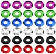 Accessori per Droni RC/FPV - 60 pezzi - Pacchetto Shim M3 in Alluminio - Cup Shim per Droni - Diametro esterno 8mm - Diametro interno 6mm - Leggero - Anello sottostante