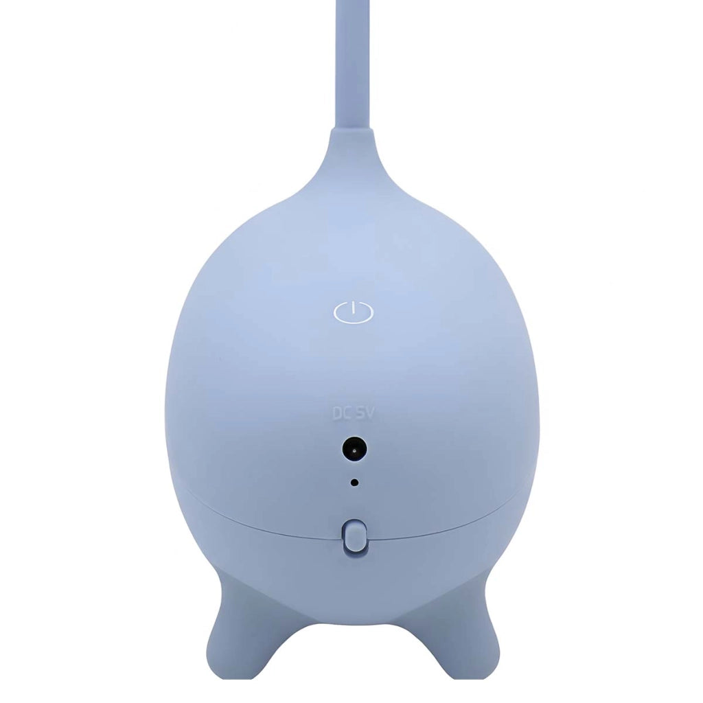 Lampada da Comodino per Bambini Design Giraffa Collo Pieghevole 360° Blu SINKI