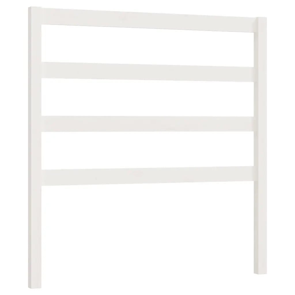 Testiera per Letto-Testata-Testiera Decorativa Bianca 95x4x100 cm in Legno Massello di Pino 758524