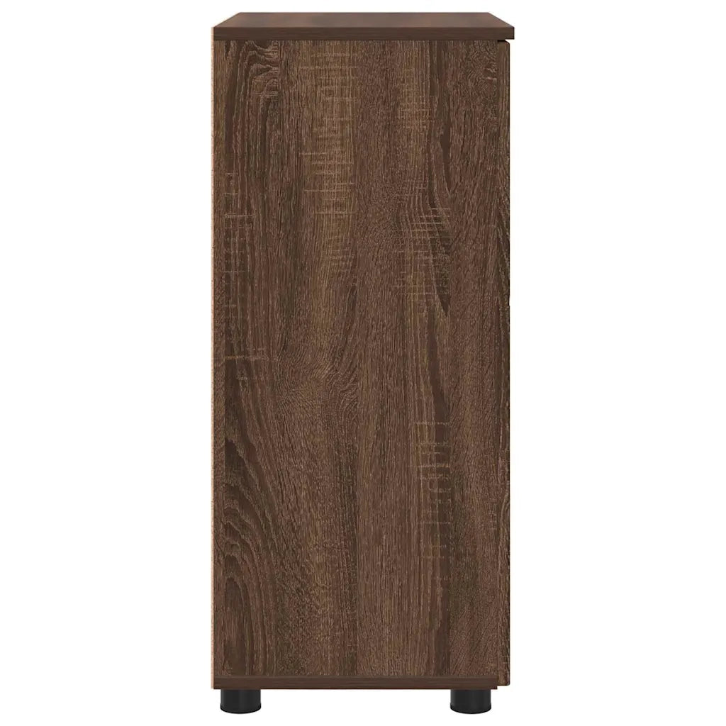Mobile da Bagno con porta Rovere Marrone 60 x 35 x 80 cm 883311