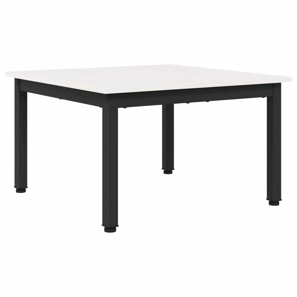 Tavolino da salotto Bianco 60 x 60 x 36 cm Pino massello 892760