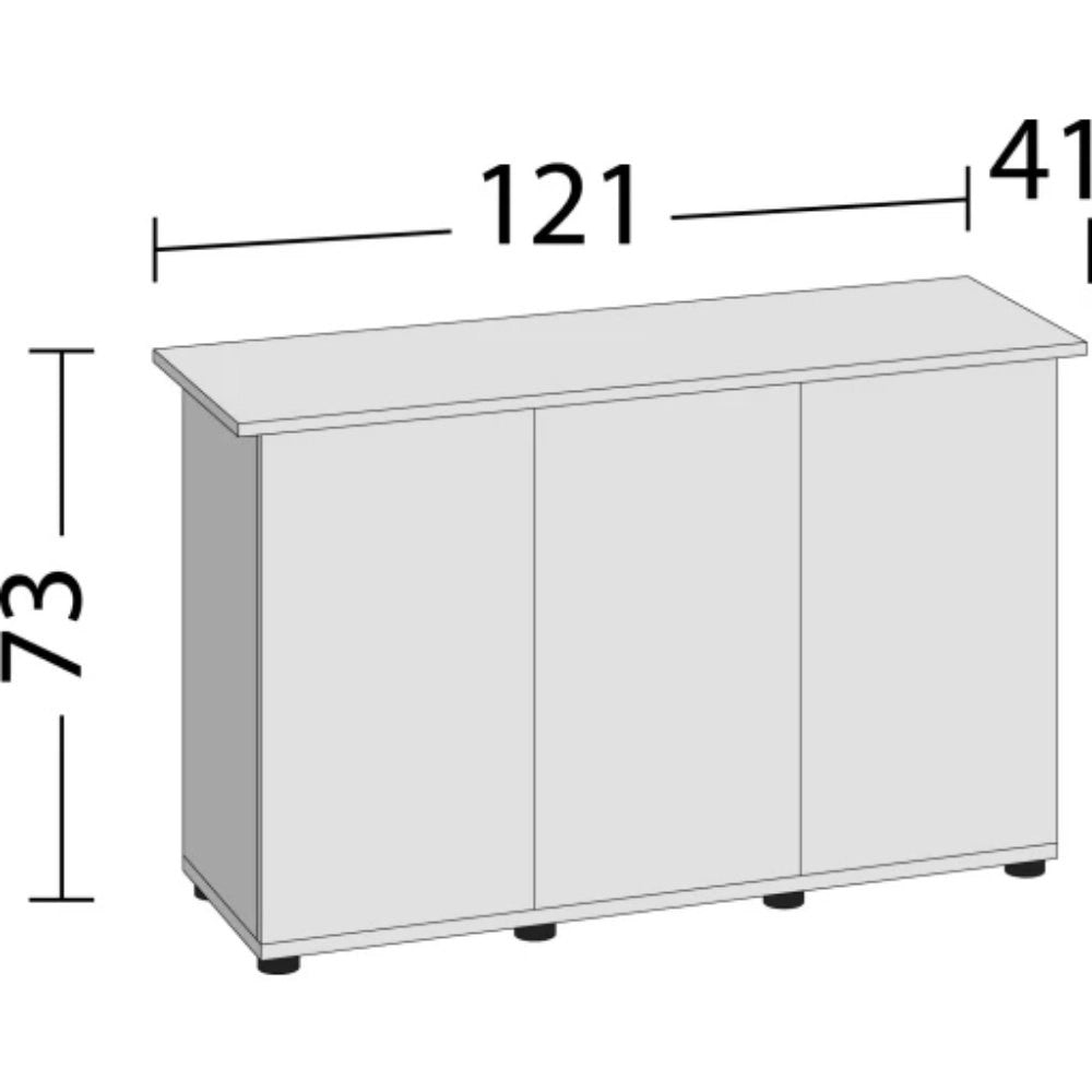 Juwel Rio 240 Supporto 121SBX 121x41x73xH Colore: Bianco