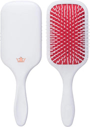 Detangling borstello per capelli - sciogliere, asciugare e stile - con testa di lepre rossa