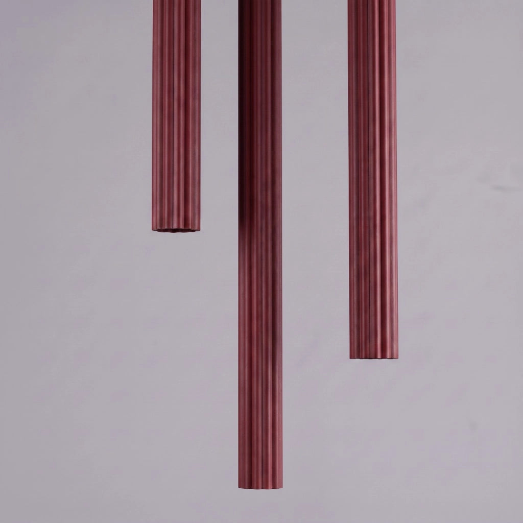 Lampada a sospensione ARCHE 3P bordeaux
