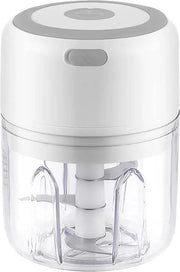 Chopper elettrico ricaricabile senza fili 250ml - Masticatore di aglio e carne - Bianco