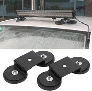 Sostegno Magnetico Universale - Appoggio per Montaggio - 2 Pezzi - Robusto - Per SUV - Sostiene fino a 110.000 g - Sostegno a Luce LED