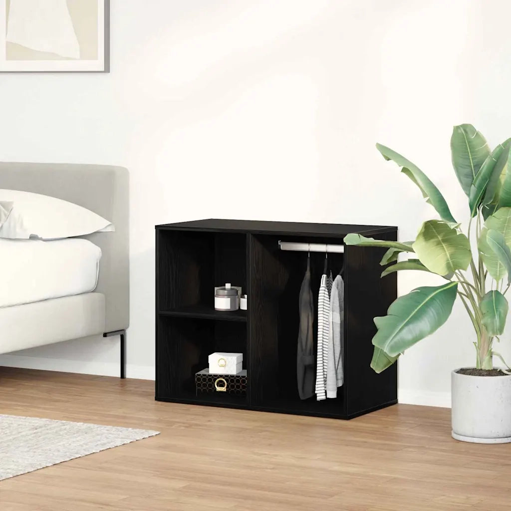 Mobiletto Cosmetico con lo scaffale Rovere Nero 80 x 40 x 65 cm CFW6292071