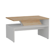 Vicco Tavolino da salotto Bianco/Artisan 80 x 52.6 cm