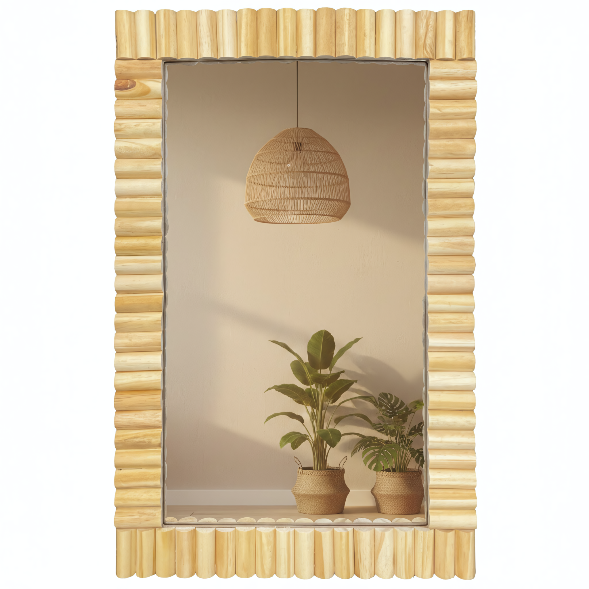 Specchio Da Parete Boho 55cm Klna-mr01