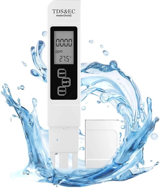 Misuratore di pH per alimenti e acqua - TDS, EC e temperatura 3-in-1 metro 

Modello: PH-3