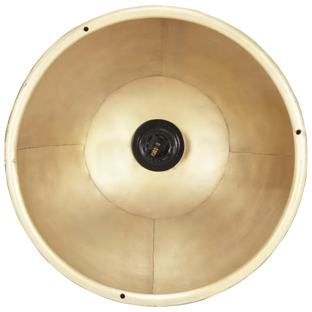 Lampada a Sospensione Industriale 25 W Ottone Rotonda 30 cm E27 CFW9062057