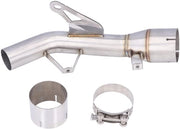 Uscita Centrale Tubo 304 Acciaio Inox Resistente al Calore Centrale Link Vario per Z900 2017-2021 - Accessori Motociclistici