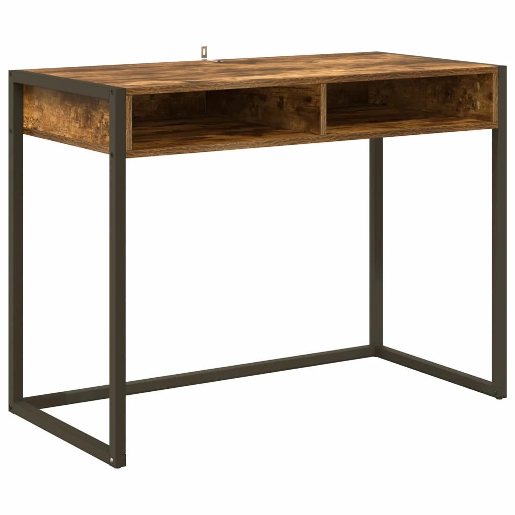 Scrivania Quercia Fumosa 100 x 50 x 75 cm Legno multistrato