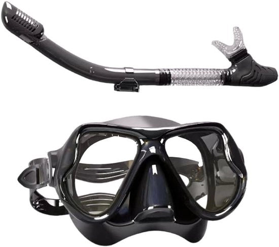 Maschera da snorkeling per adulti 180° Panoramica Kit da snorkeling Anti-Brasa e Anti-Fuga