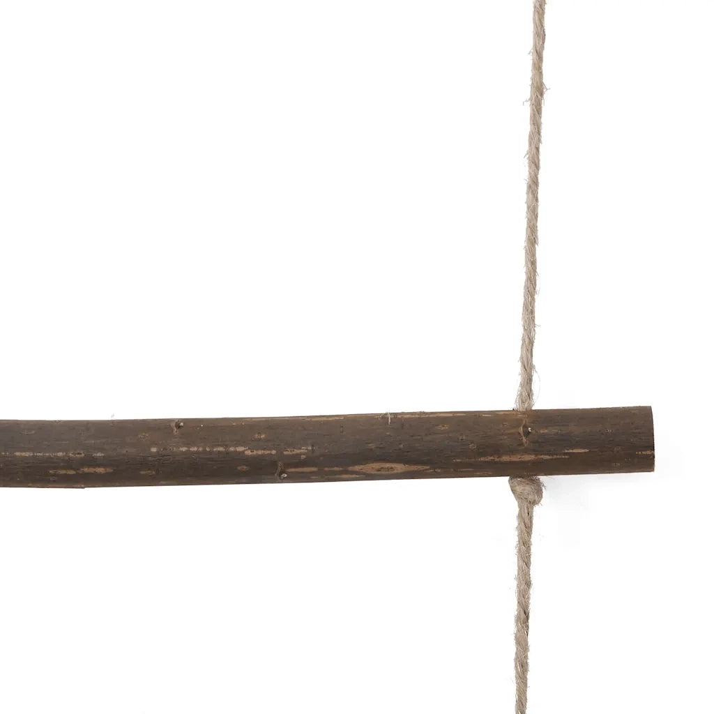 Decorazione da Parete a Forma di Scala 50x150 cm Ramo Naturale