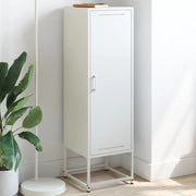 Credenza Bianca 36x39x123 cm in Acciaio