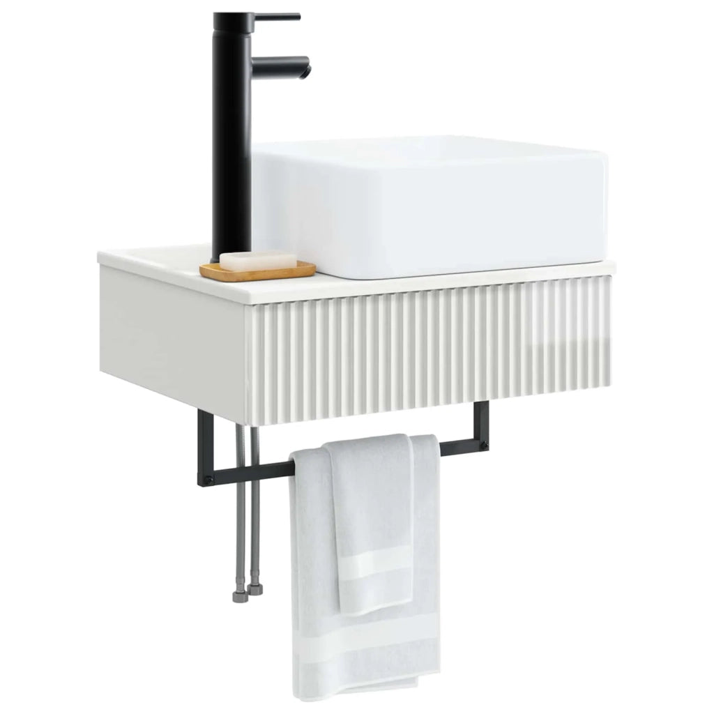 Lavabo da Parete Bianco Lucido 50 x 41 x 39 cm CFW5430880