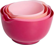 Set di Quattro Contenitori in Plastica con Superficie Antiscivolo e Progettazione Stivabile per la Cucina