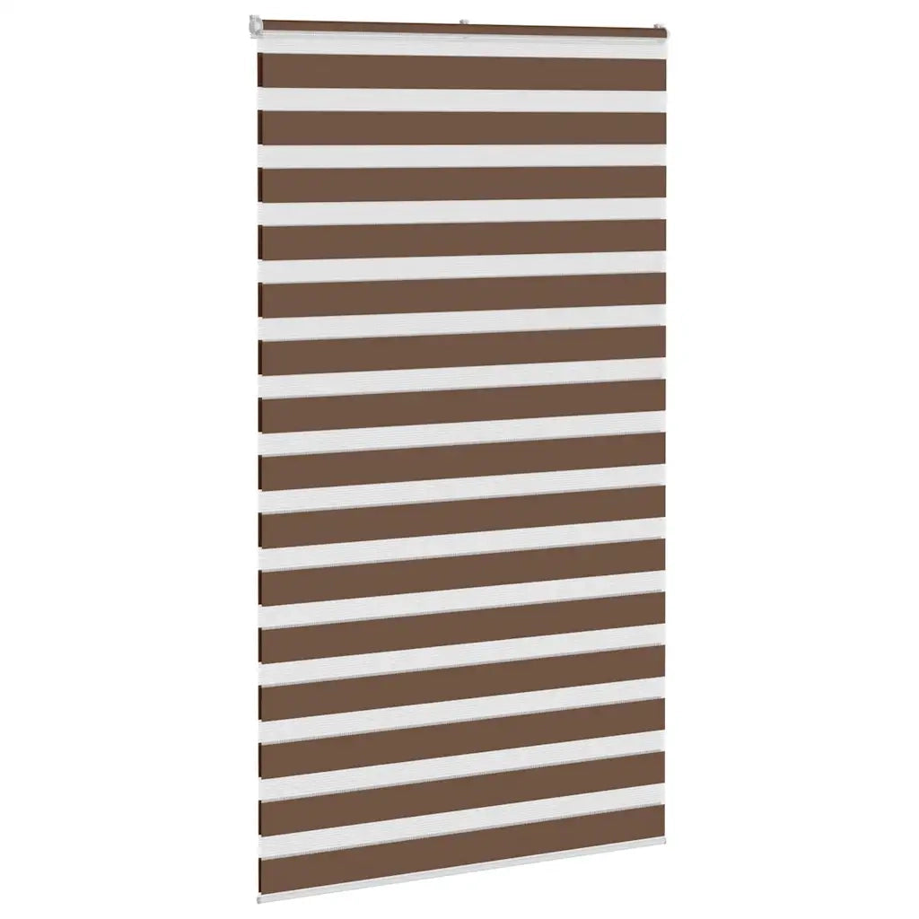 vidaXL Tenda a Rullo Zebra Larghezza Tessuto 130,9 cm Poliestere