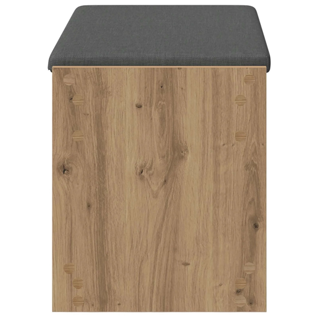 Panca per scarpe con cuscino Rovere Artigianale 83 x 38 x 45 cm 906201