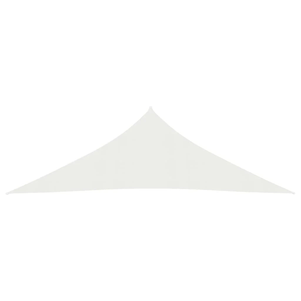 Vela ombreggiante/ombrellone 160 g/m² HDPE 3 x 3 x 4,2 m bianco 02_0009016