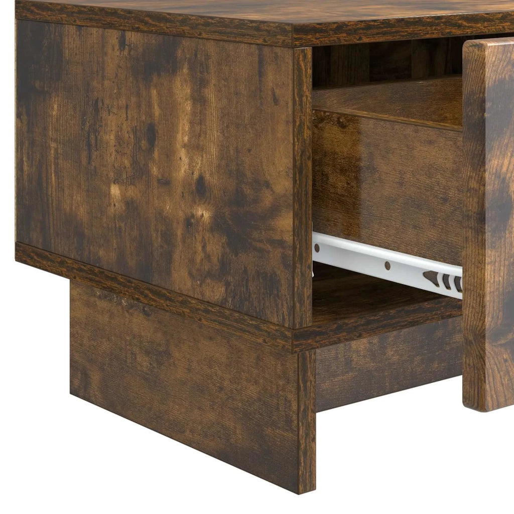 Mobile TV Rovere Fumo 147 x 34,5 x 30 cm Legno ingegnerizzato