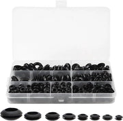 Set di anelli in gomma - 260 pezzi assortimento 7 misure O-ring set di chiusura per cavi installazione elettrica auto.