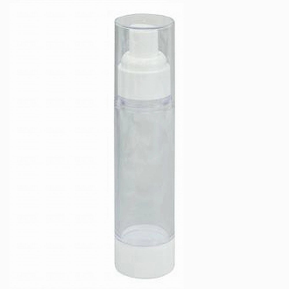 Trade Shop - Set 2pz Bottiglia Da Viaggio Vuota Flacone Per Pompa Airless A Spray 50 Ml 79405 -