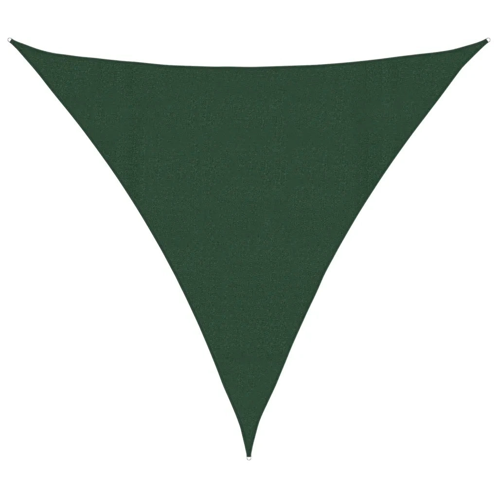Vela Parasole | Telo Ombra | Vela da ombra 160 g/m2 Verde Scuro 4x4x4 m in HDPE