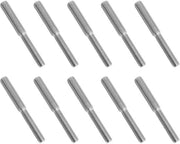 Adattatore a filo M10/M12 - 10 pezzi - Lunghezza del filo 40mm - Acciaio inossidabile - Alta resistenza - Filo a doppia vite - Vite