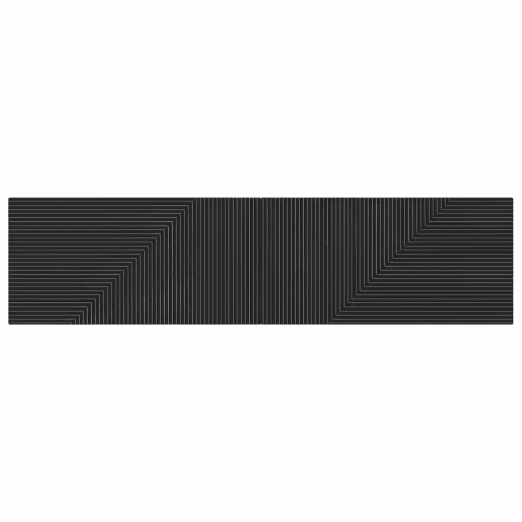 Testiera da Muro HAARLEM Nero Legno ingegnerizzato 896926