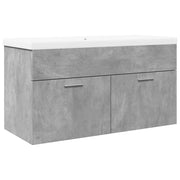 Mobile da Bagno con Lavabo | Armadio Lavabo Integrato Grigio Cemento