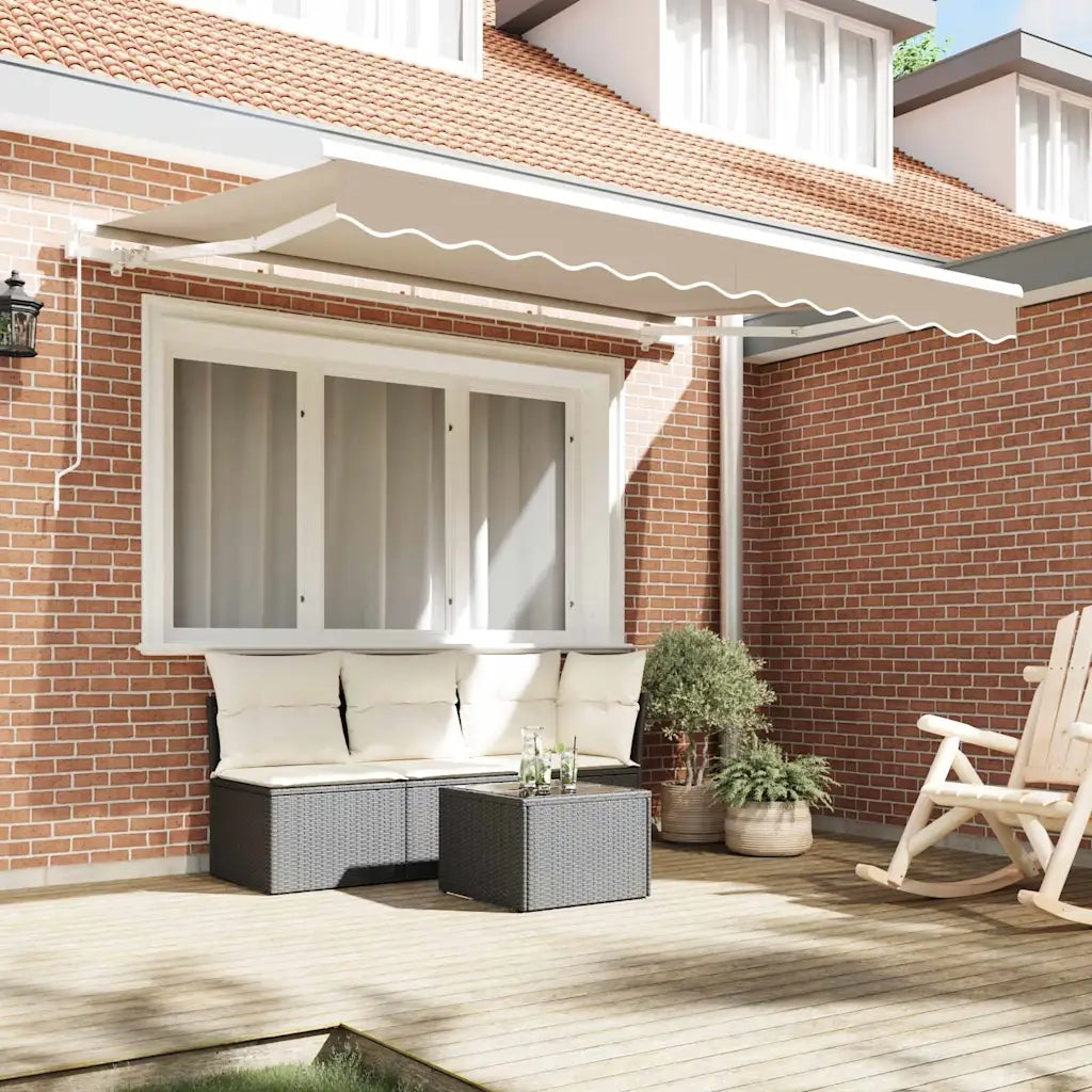 Telo di ricambio per tenda da sole Beige 3 x 2,5 m Poliestere 42000558