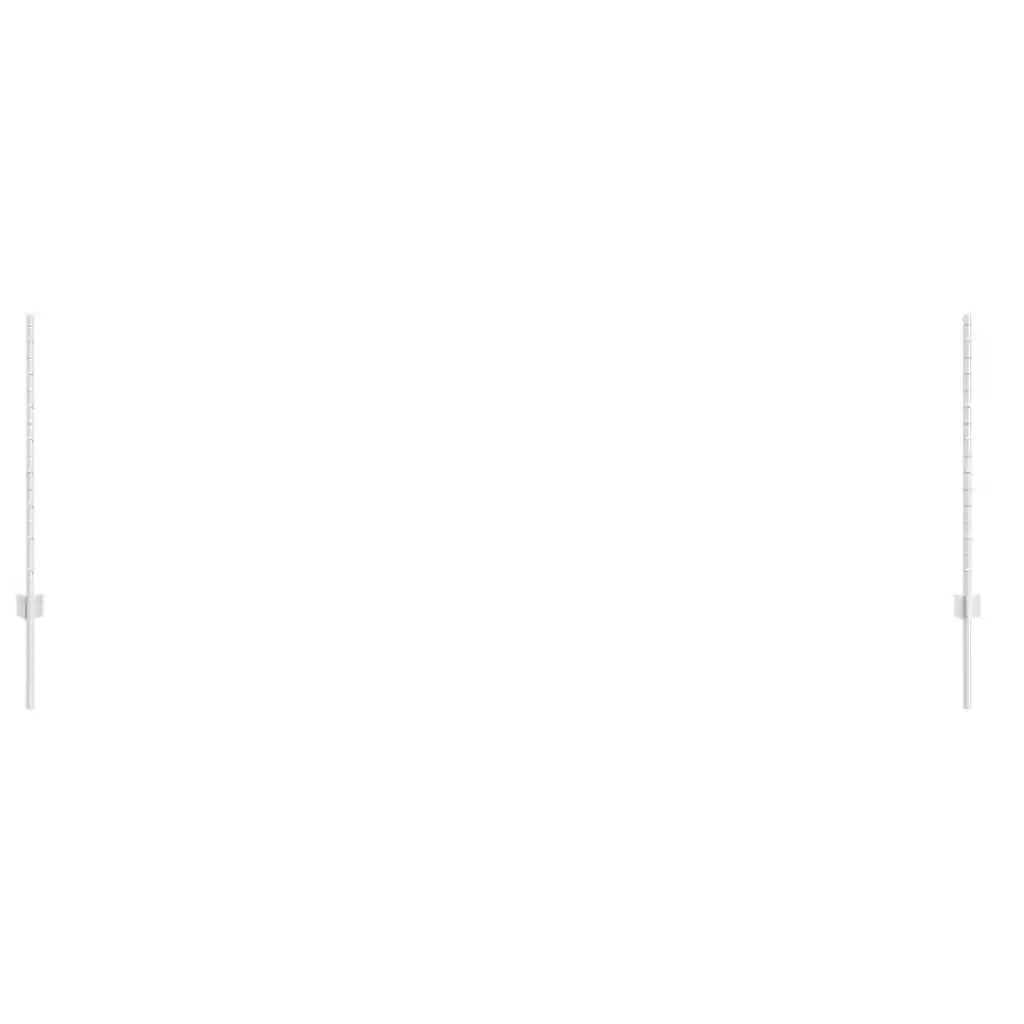 Palo della recinzione 44 pcs Argento 140 cm Acciaio 3335955