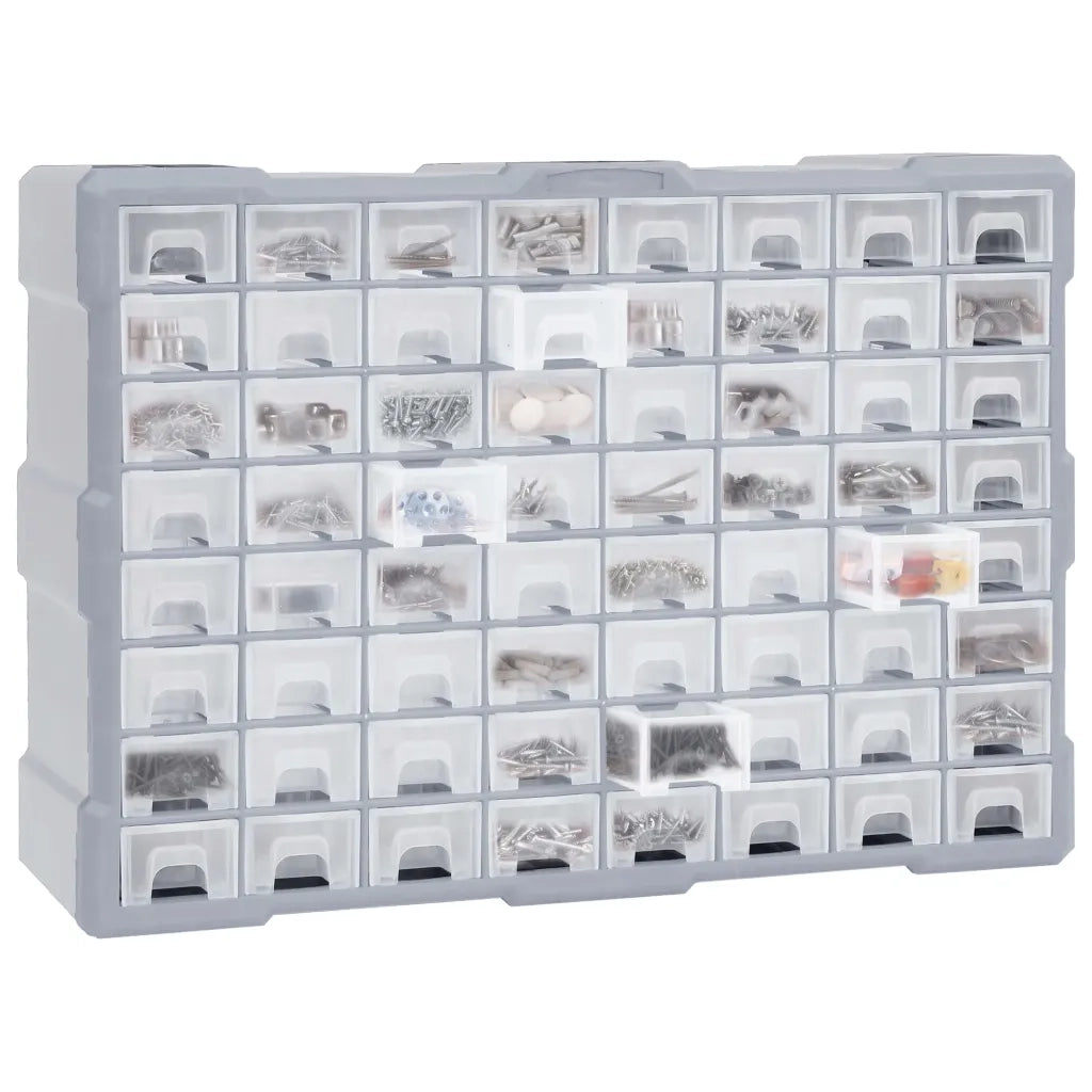 Mobile Contenitore con 64 Cassetti 52x16x37,5 cm