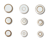Set 18 pezzi fantasia mista mix match righe