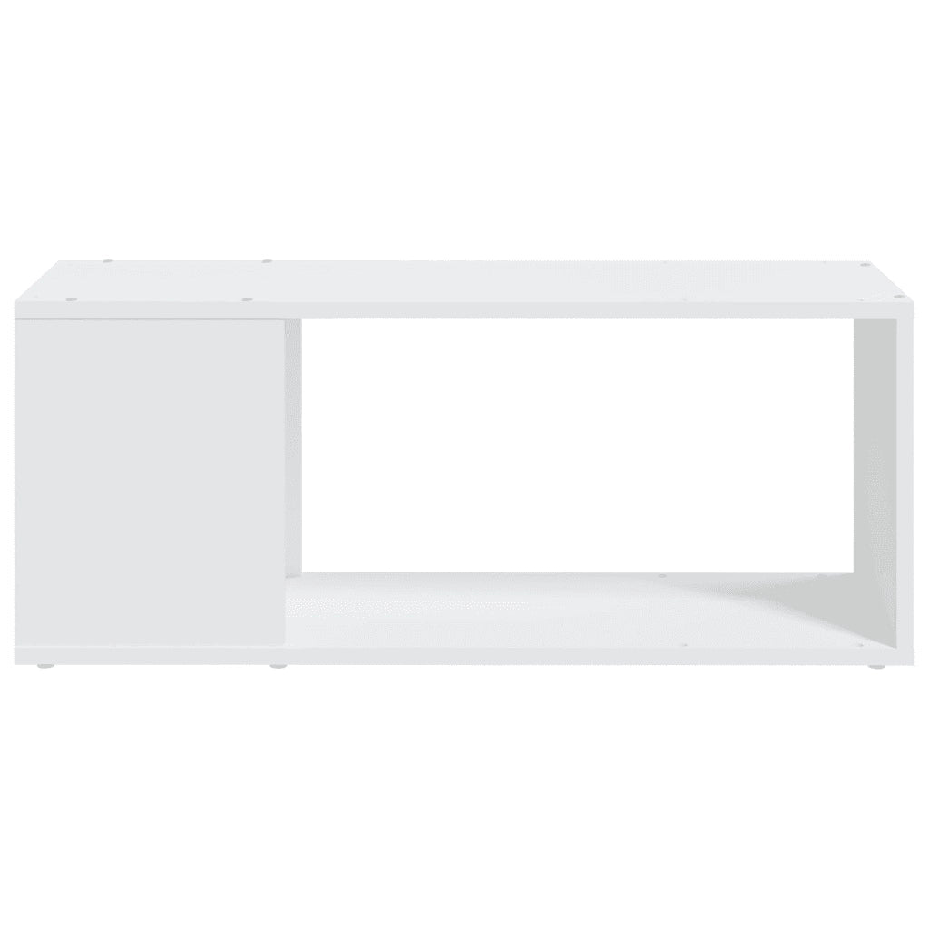 Mobile Porta TV Bianco 80x24x32 cm in Legno Multistrato 809107