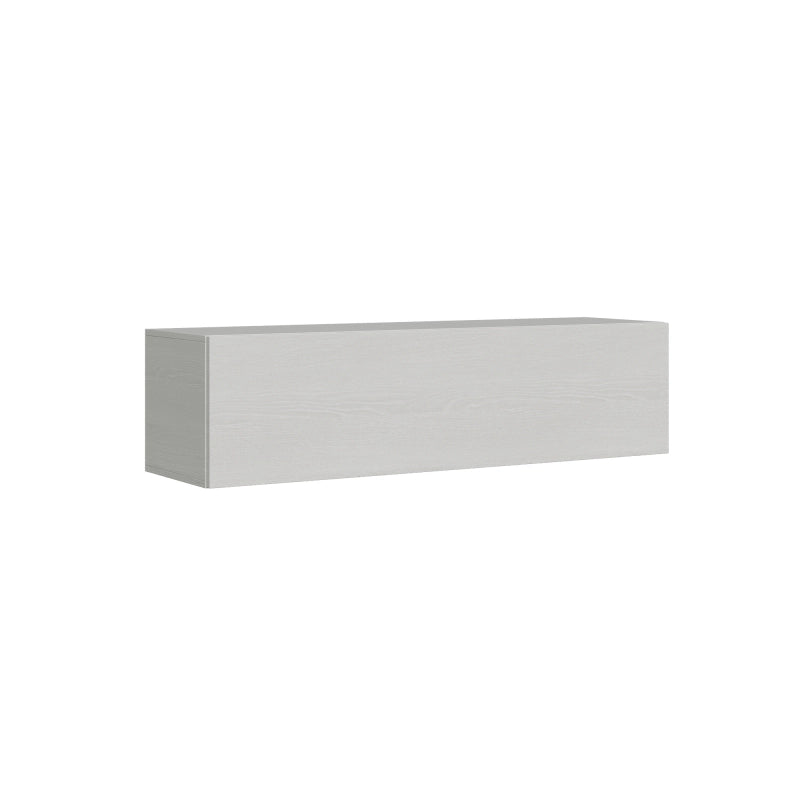 Pensile TV Ribalta con passa cavi L.153,6 H.40 P.39,2 - Bianco Frassino