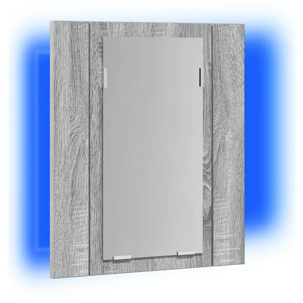 Mobile da Bagno | Armadio da bagno Grigio Sonoma 40x12x45cm in Legno Multistrato