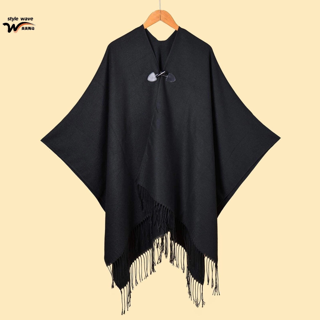 Mantella classica reversibile a tinta unita.