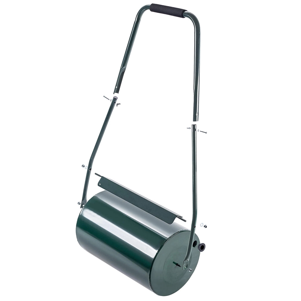Rullo per erba KADAX 40L, compattatore per terreno in metallo per prato e giardino, 50 cm