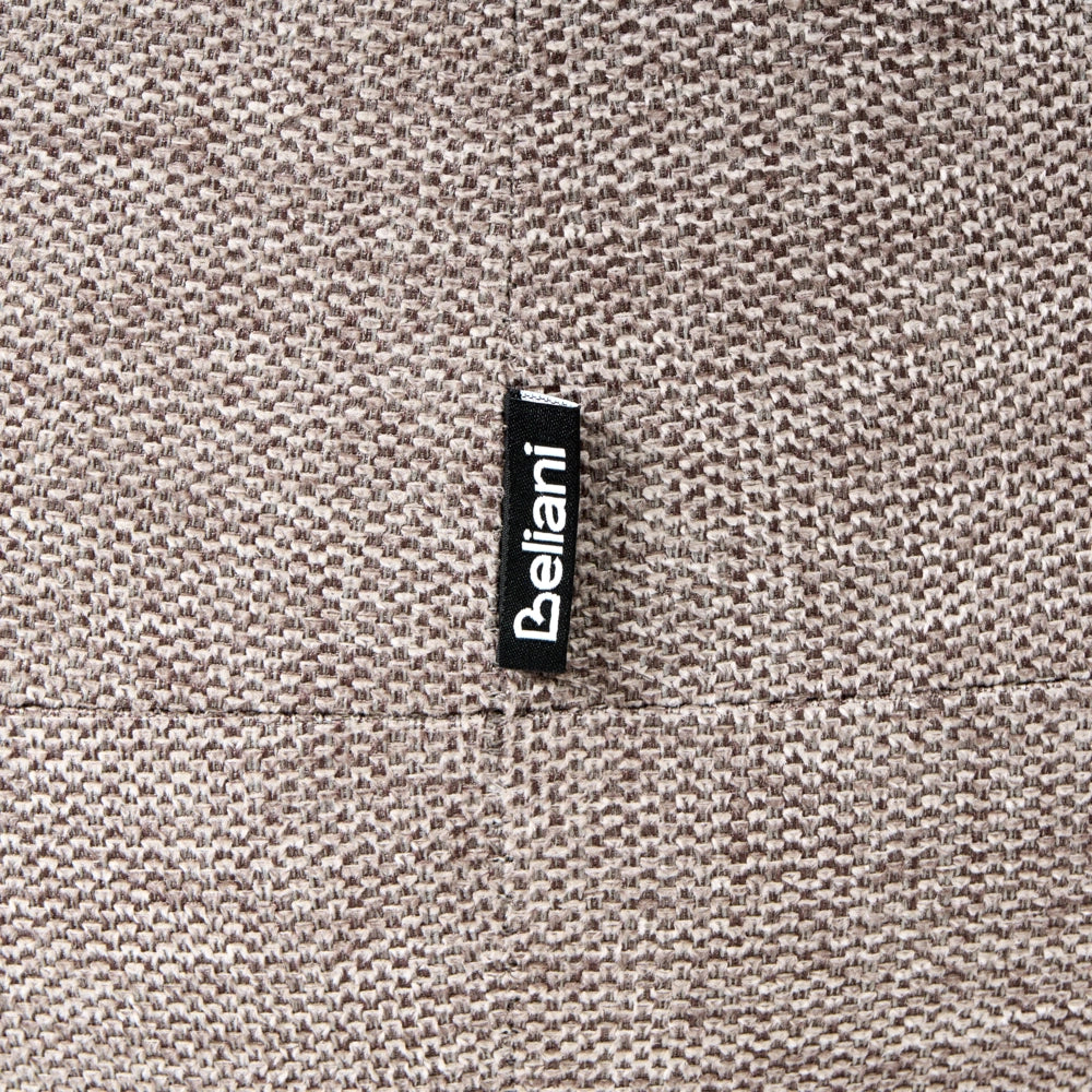 Panca imbottita in tessuto color tortora Pouf da letto Pouf da salotto Pouf da camera da letto