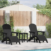Sedia da Giardino 2 pcs Nero 83 x 74 x 92 cm Polietilene 3335844