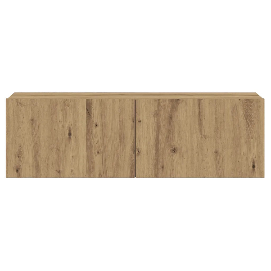 vidaXL Mobile TV a Parete Rovere Artigianale 80x30x30 cm in Truciolato